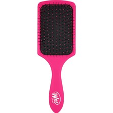 Wet Brush Paddle Detangler Pembe Dolaşık Açıcı Geniş Kadın Saç Fırçası