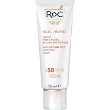 Roc Unified Fluid Anti-Borwn SPF50+ Leke Karşıtı Yüz Güneş Kremi 50 ml