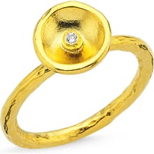 Michael's Diamond Venus Vermeil Kadın Altın Kaplama Yüzük