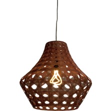 Bakara Collection Julia Kahverengi Metal Tekli Sarkıt Avize