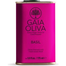 Gaia Oliva Fesleğen Çeşnili Yeni Hasat Natürel Sızma Zeytinyağı 175 ml