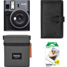 Fujifilm Instax Mini 41 Siyah Şipşak Fotoğraf Makinesi 20'li Film Çanta ve Laporta Albüm Hediye Seti