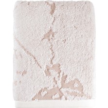 İrya Marble Krem Jakarlı %100 Pamuk El Havlusu 50 x 90 cm
