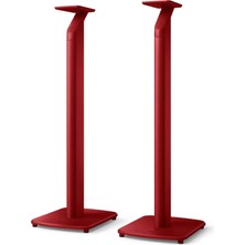 Kef S1 Lsx Iı Premium Kırmızı Alüminyum Çift Hoparlör Yer Standı