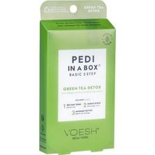 Voesh New York Pedi In A Box Basic Yeşil Çay Detox 3 Adımlı Pedikür Seti
