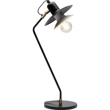 Kare Design Table Lamp Speaker Siyah Metal Masa Lambası