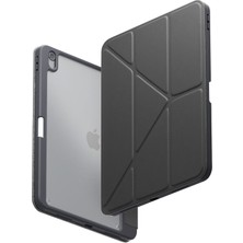 Uniq Moven iPad Air 11 2024 Gri Standlı Tablet Kılıfı