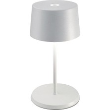 Zafferano Olivia Pro Beyaz Şarjlı Masa Lambası