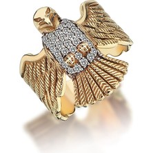 Oriental Monkey Shiny Eagle Kadın Altın Yüzük