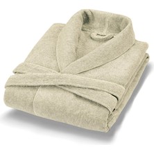 L’appartement Poem Fibrotint® Oatmeal Pamuklu Unisex Bornoz