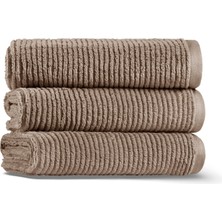 L’appartement Slim Ribbed Fibrosoft® Pamuklu Tekli Banyo Havlusu 70 x 140 cm