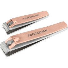 Tweezerman Combo Clipper Set Rose Gold Tırnak Makası Seti