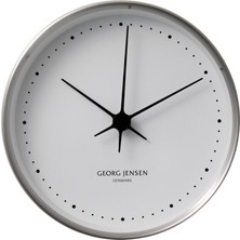 Georg Jensen Hanning Koppel Beyaz Duvar Saati