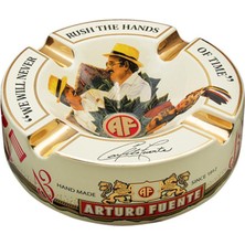 Arturo Fuente Journey El Yapımı Bej Seramik Puro Küllüğü