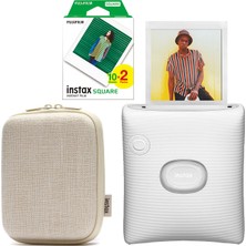 Fujifilm Instax Sq Link Beyaz Ex D Akıllı Telefon Yazıcısı ve Hediye Seti 4