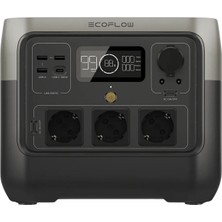 EcoFlow River 2 Pro 768WH Kapasite 3X800W (X-Boost 1600W) Çıkış Taşınabilir Güç Kaynağı