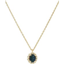 Gilda By Gradiva Gilda Blue Sapphire Pırlantalı Kadın Altın Kolye