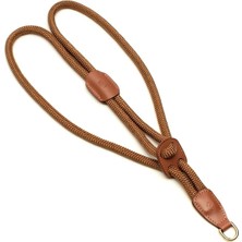 Zoe Pet Atelier Karamel Paracord Deri Köpek Göğüs Tasması