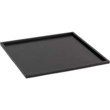 System Bathroom Accessories Siyah Kare Banyo Tepsisi
