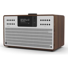 Revo Ceviz Gümüş Supercd Sound System CD Player Dab + Fm Internet Bluetooth'lu Dijital Radyo