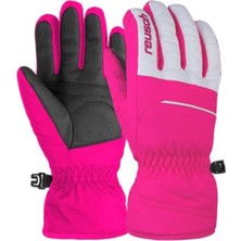 Reusch Alan Pembe Beyaz Çocuk Kayak Eldiveni