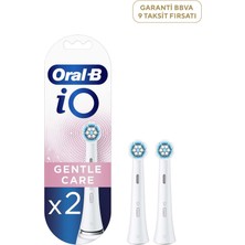 Oral-B Io Gentle Care 2'li Beyaz Diş Fırçası Yedek Başlığı