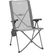 Outwell Tidal Airflow Gri Metal Katlanır Kamp Sandalyesi