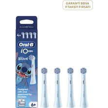 Oral-B Io Stitch 6+ Yaş Çocuk 4'lü Diş Fırçası Yedek Başlığı