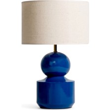 Pinot Interior Capri Lamp Navy Blue Ahşap Abajur