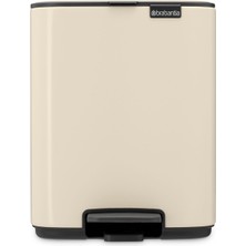 Brabantia Bo Soft Bej Çelik Pedallı Banyo Çöp Kutusu 7 Lt