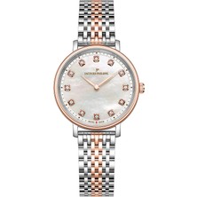 Jacques Philippe JPQLS757388RG Metalik Gri Rose Gold Çelik Kadın Kol Saati