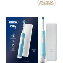 Oral-B Pro Series 1 Mavi Diş Fırçası ve Seyahat Kabı Özel Tasarım