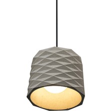Womo Design Prizma Gri Beton Tavan Aydınlatması
