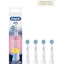 Oral-B Io Gentle Care Beyaz 4'lü Diş Fırçası Yedek Başlığı