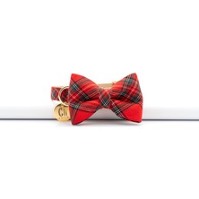 Gliparis Rojo Papyonlu Köpek Boyun Tasması