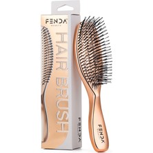 Fenda Profesyonel Meteor Bronze 4 Pinli Slim Bronz Saç Fırçası
