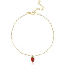 Hamza Yılmaz Jewelry Strawberry 14 Ayar Altın Kadın Halhal