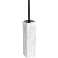 System Bathroom Accessories Mermer Desenli Siyah Tuvalet Fırçası