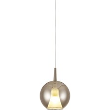 Bakara Collection Elsa Krom Cam LED Sarkıt Avize