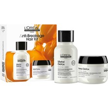 L'Oréal Professionnel Paris Serie Expert Metal Detox Mini Işlem Görmüş Saçlar Için Şampuan ve Maske 2'li Set