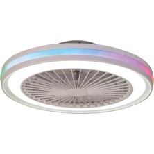 Bakara Collection Gamer Beyaz Rgb Ledli Vantilatör