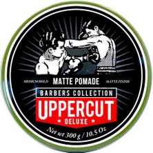 Uppercut Deluxe Barbers Collection Matte Pomade Orta Derece Tutuş & Mat Bitiş Wax 300 gr