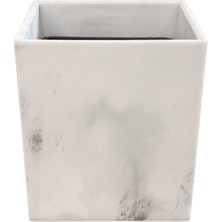 System Bathroom Accessories Mermer Desenli Kapaksız Pirinç Çöp Kovası 3 Lt