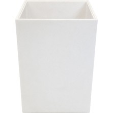 System Bathroom Accessories Beyaz Kapaksız Banyo Çöp Kovası 3 Lt