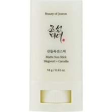 Beauty of Joseon Matte Sun Stick Mugwort + Camelia SPF50+ Pa++++ Mat Bitişli Yüksek Uv Korumalı Güneş Kremi 18 gr