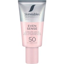 Skinvisibles Even Sense Fluid SPF50 Pa++++ Güneş Kremi 50 ml