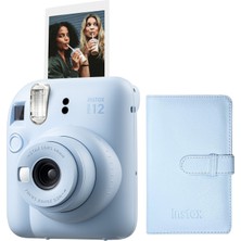 Fujifilm Instax Mini 12 Mavi Fotoğraf Makinesi + 96'lı Laporta Albüm Seti