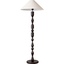 Pinot Interior Ludwig Masif Ahşap Ceviz Keten Lambader