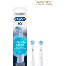 Oral-B Io Ultimate Clean 2'li Beyaz Diş Fırçası Yedek Başlığı Kız Çocuklar İçin Stil Sahibi