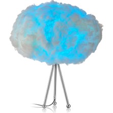 Bouffee Cloud GR001 Bouffeecloud Bulut Aydınlatma Rgb Işık Kumandalı Krom Abajur